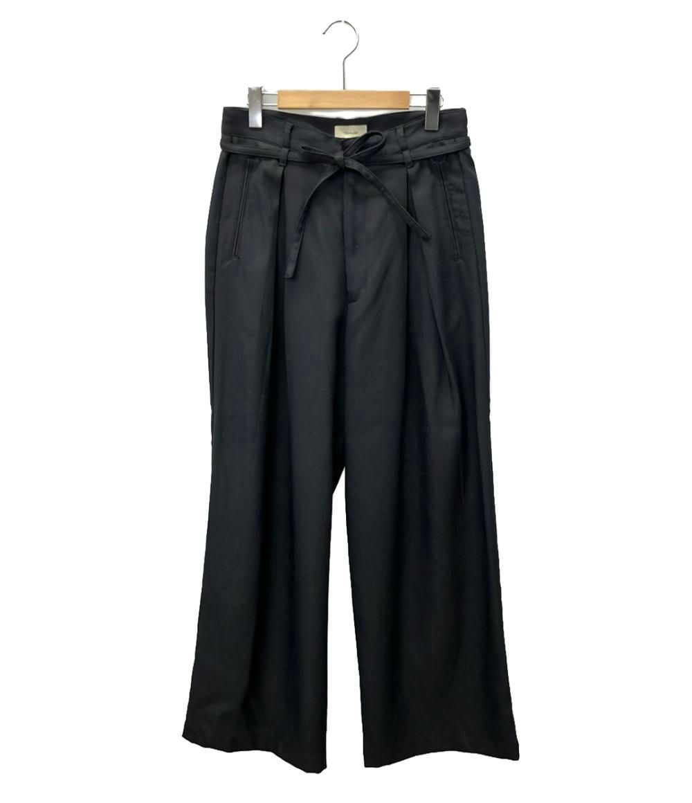 17万 新品 ダンヒル シルク49 ウール51 スラックス パンツ 濃紺 50