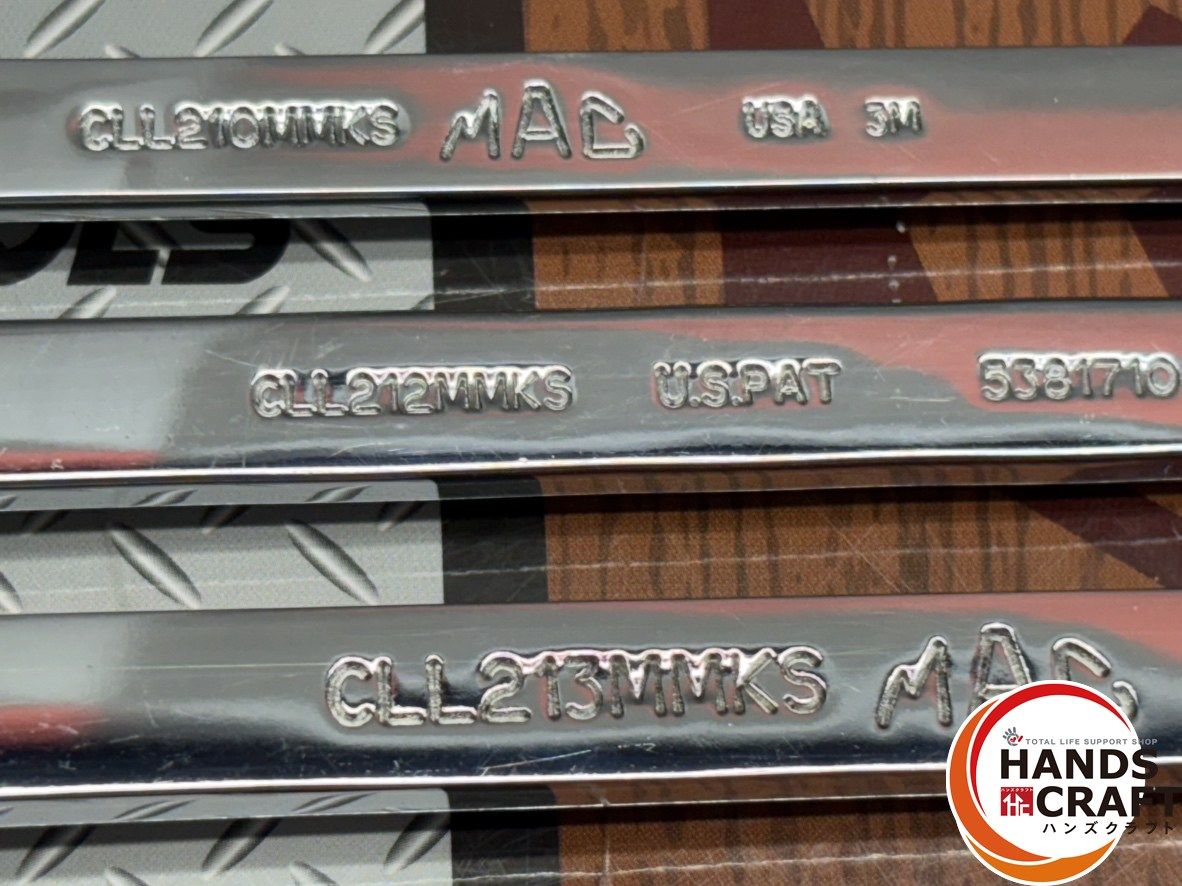 〇マックツールズ MACTOOLS CLL210MMKS～CLL217MMKS コンビレンチ 10mm～19mm 6点セット ハンズクラフト佐賀 HRDEVELOPMENT_JP