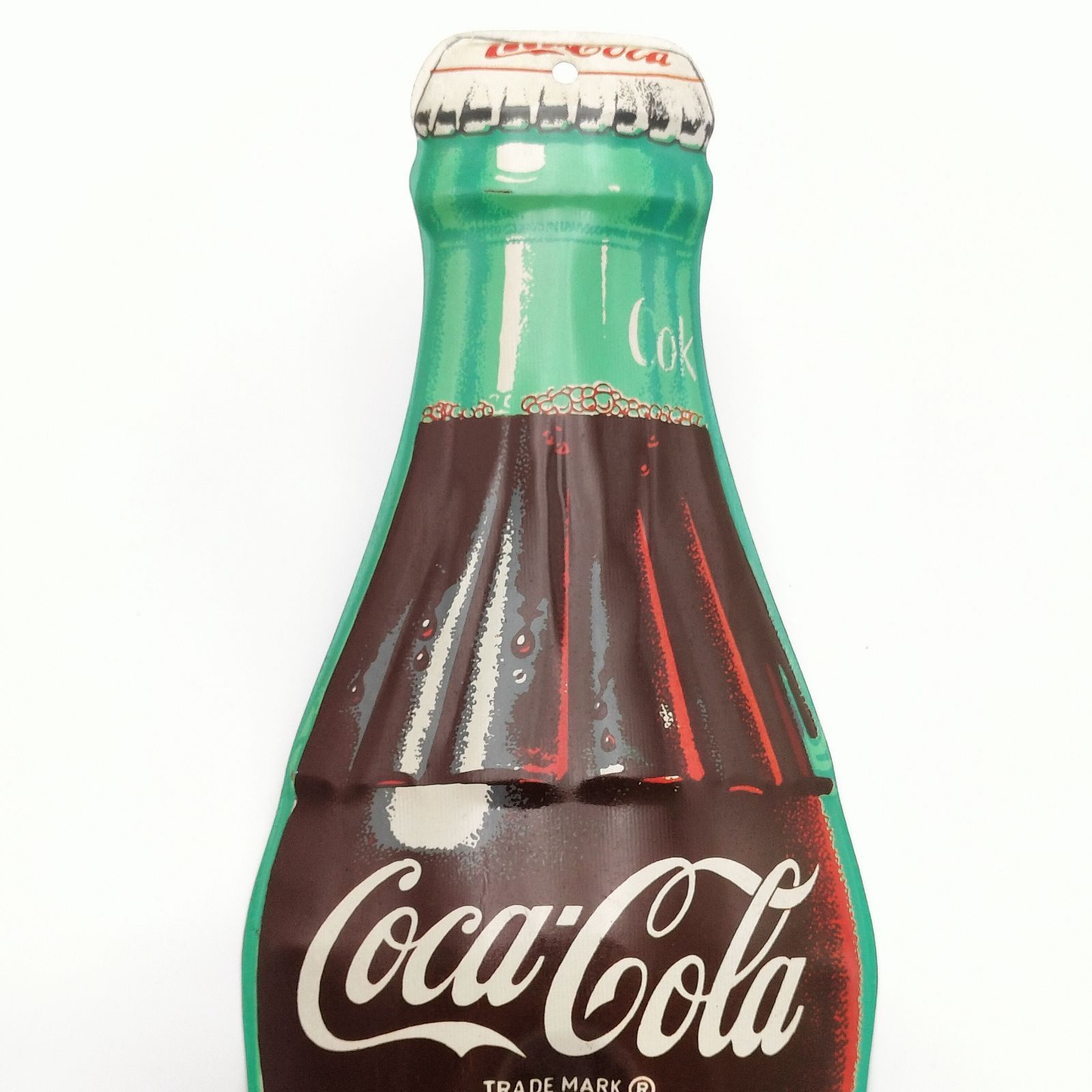 昭和レトロ❗コーラ　ブリキ看板(中古/42cm/温度計付き) 昭和レトロ❗コーラ ブリキ看板(/42cm/温度計付き)