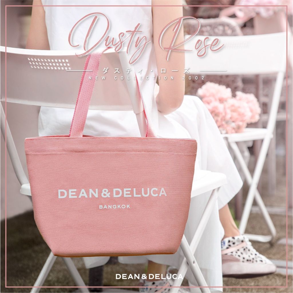 【ハワイ限定】DEAN&DELUCAディーン&デルーカ ピンク トートバッグ Sディーンアンドデルーカ