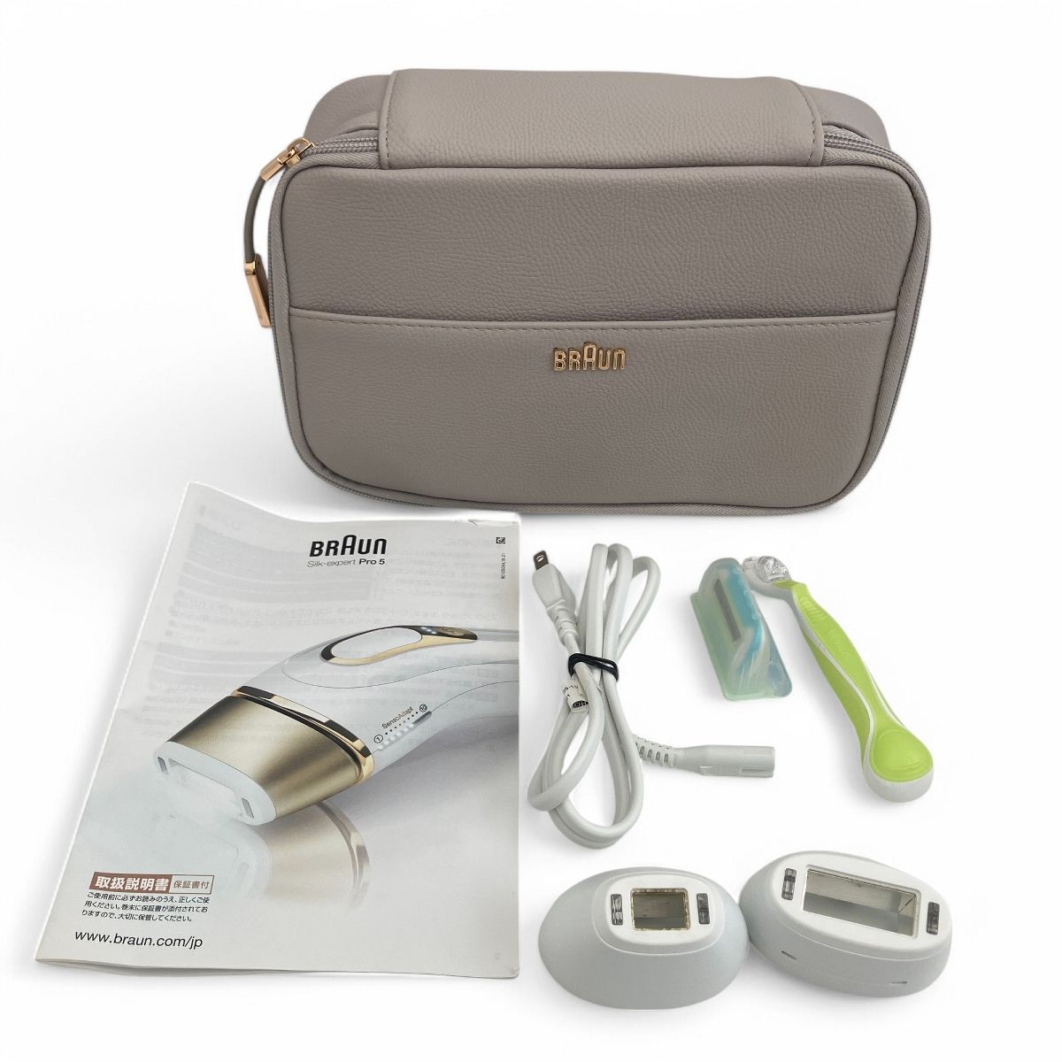 BRAUN Silk expert Pro5 光美容器 家庭用 脱毛器 スキンケア ブラウン