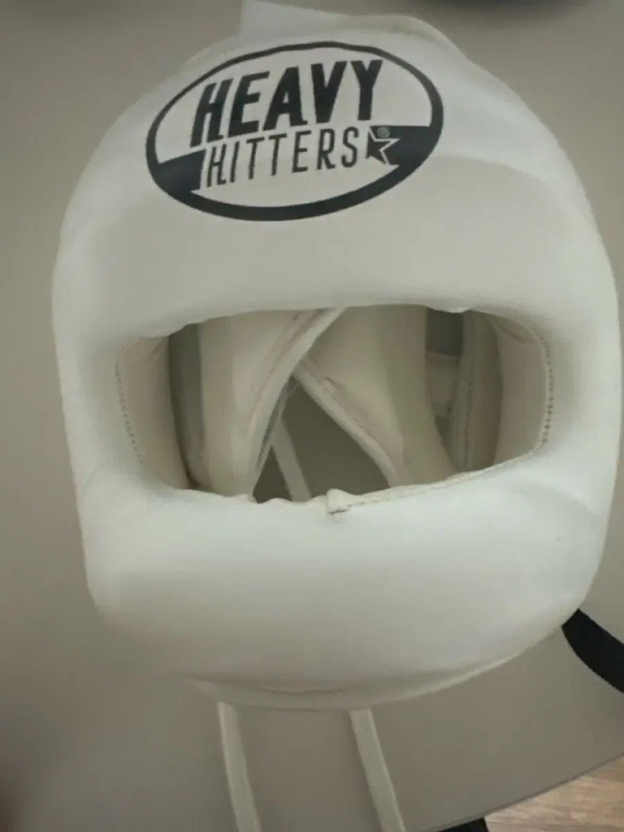 ヘビーヒーター コボホ ヘッドギア m 白 レースアップ 再案