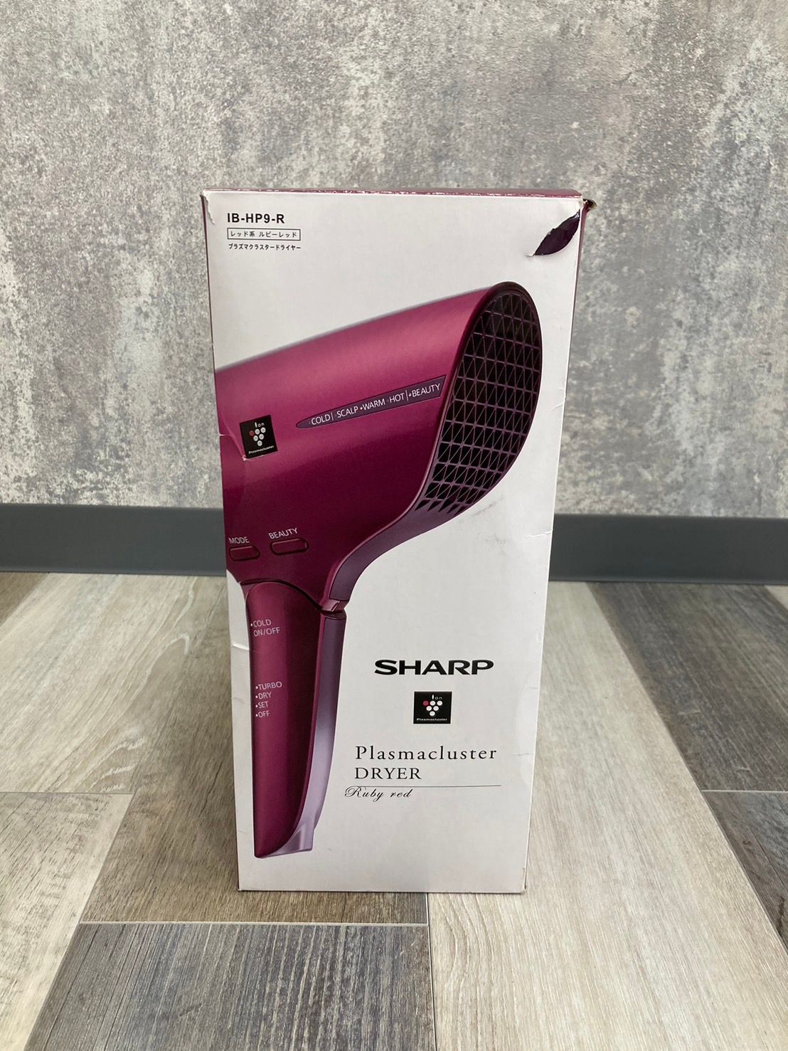 SHARP/シャープ プラズマクラスター ヘア ドライヤー (レッド系 ルビーレッド IB-JP9