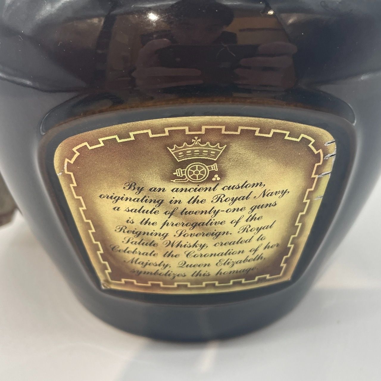 ▽ロイヤルサルート SALUTE 21年 茶 陶器ボトル スコッチウイスキー