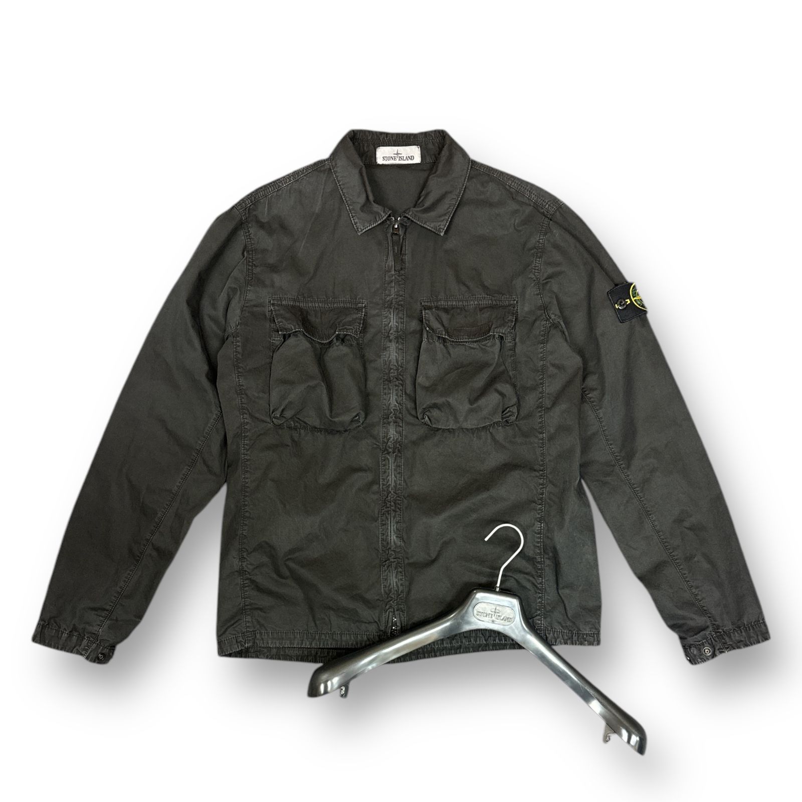国内正規 STONE ISLAND 22SS オールドトリートメントコットンジップ 