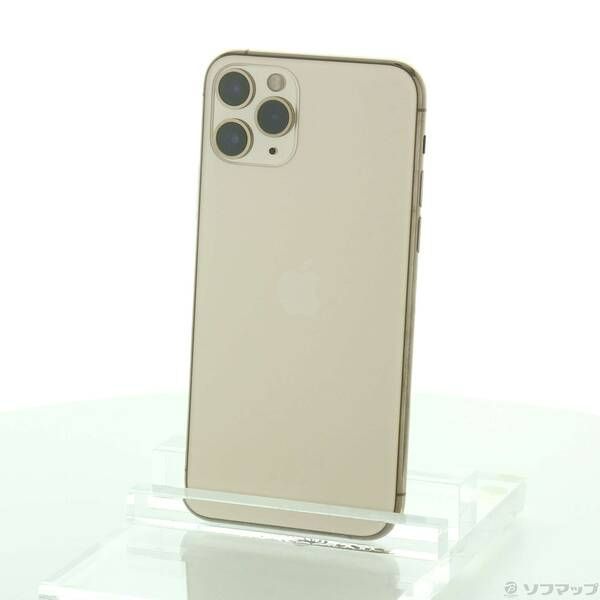 〔 〕iPhone11 Pro 64GB ゴールド MWC52J A SIMフリー 258