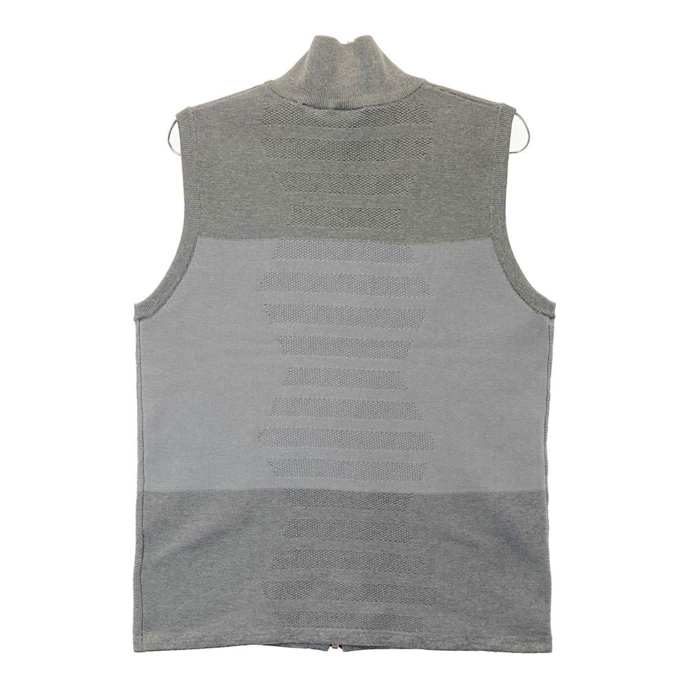 サイズ：M DESCENTE GOLF デサントゴルフ ジップ ニットベスト