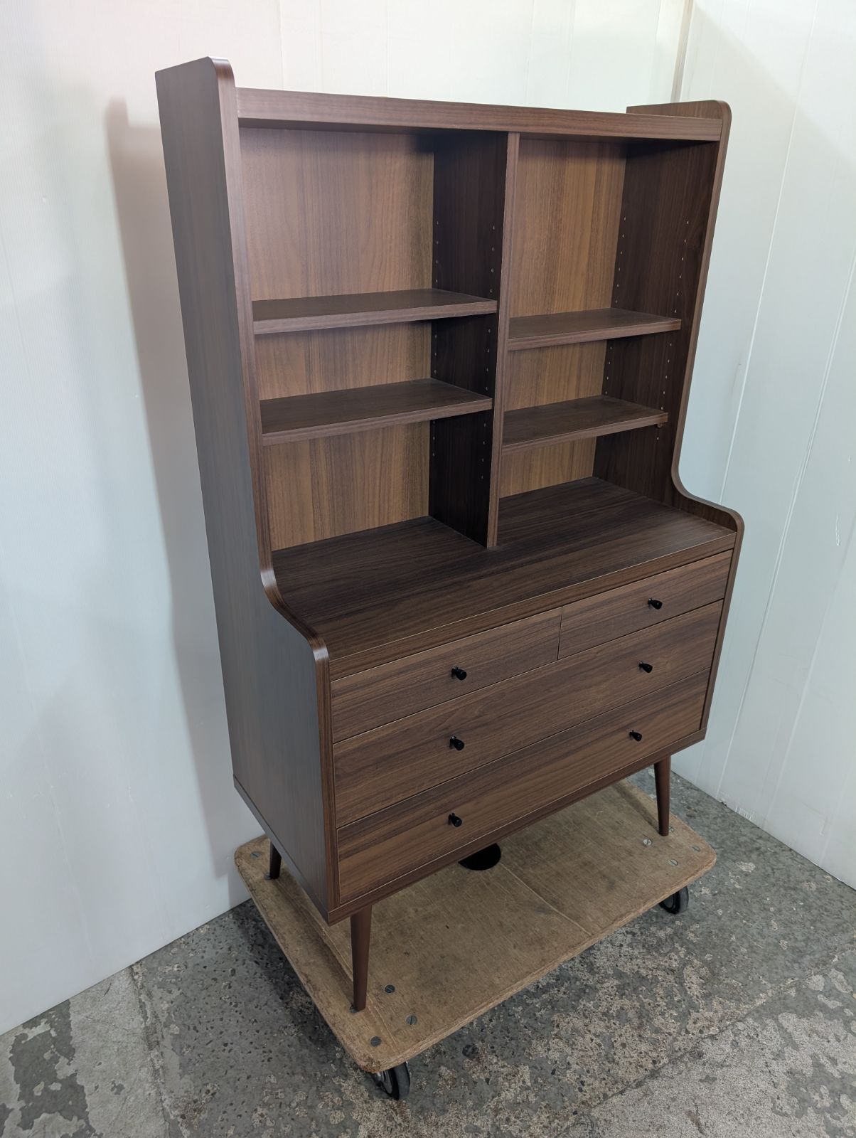 キャビネット チェストラック アンティークブラウン 北欧 ラック リビング収納