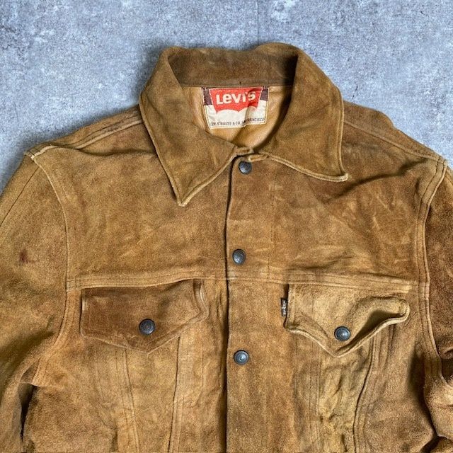 60's 70's Levi's リーバイス 3rd TYPE スエードジャケット BIG-E 