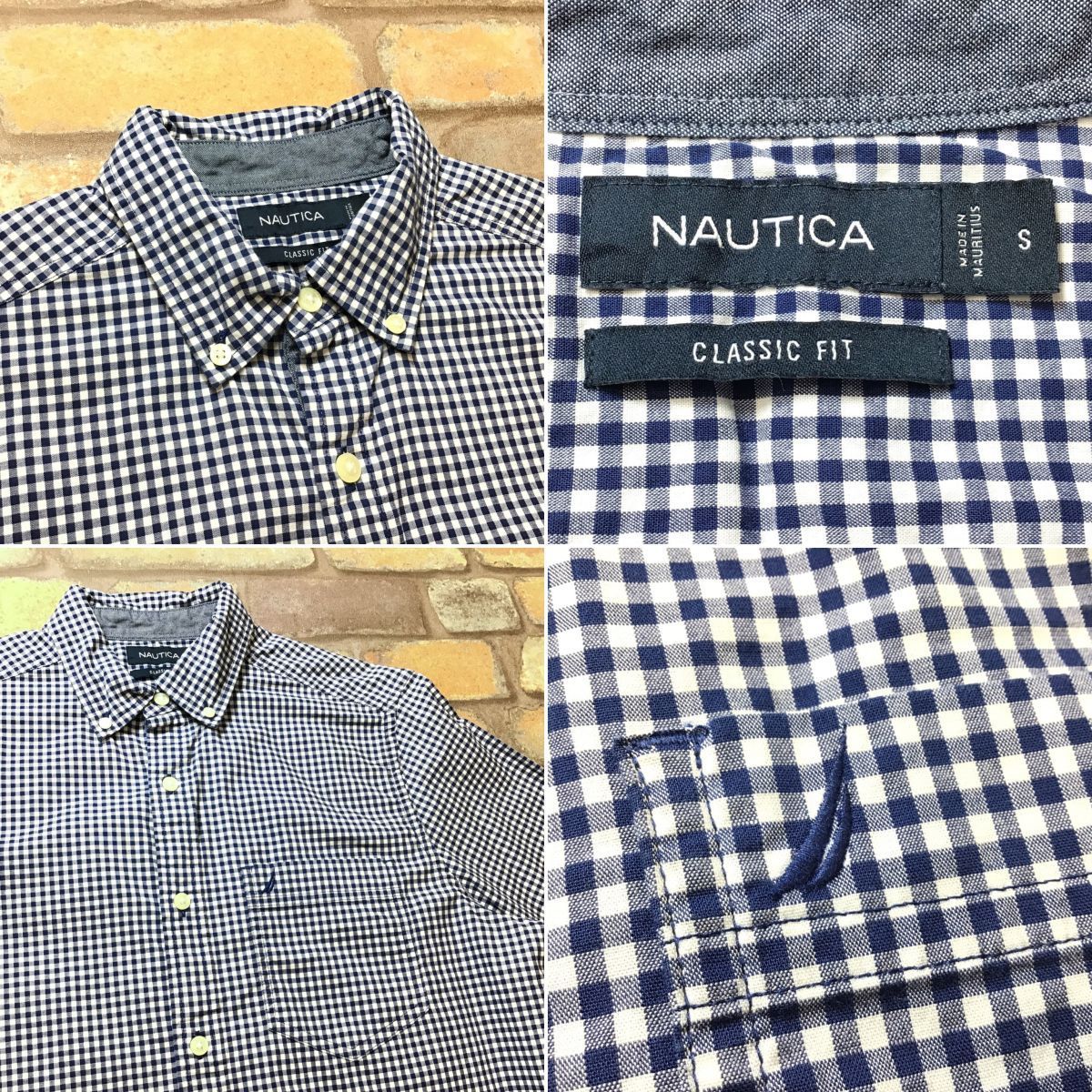 ME9-242◇USA直輸入◇正規◇良品【NAUTICA ノーティカ】ギンガム