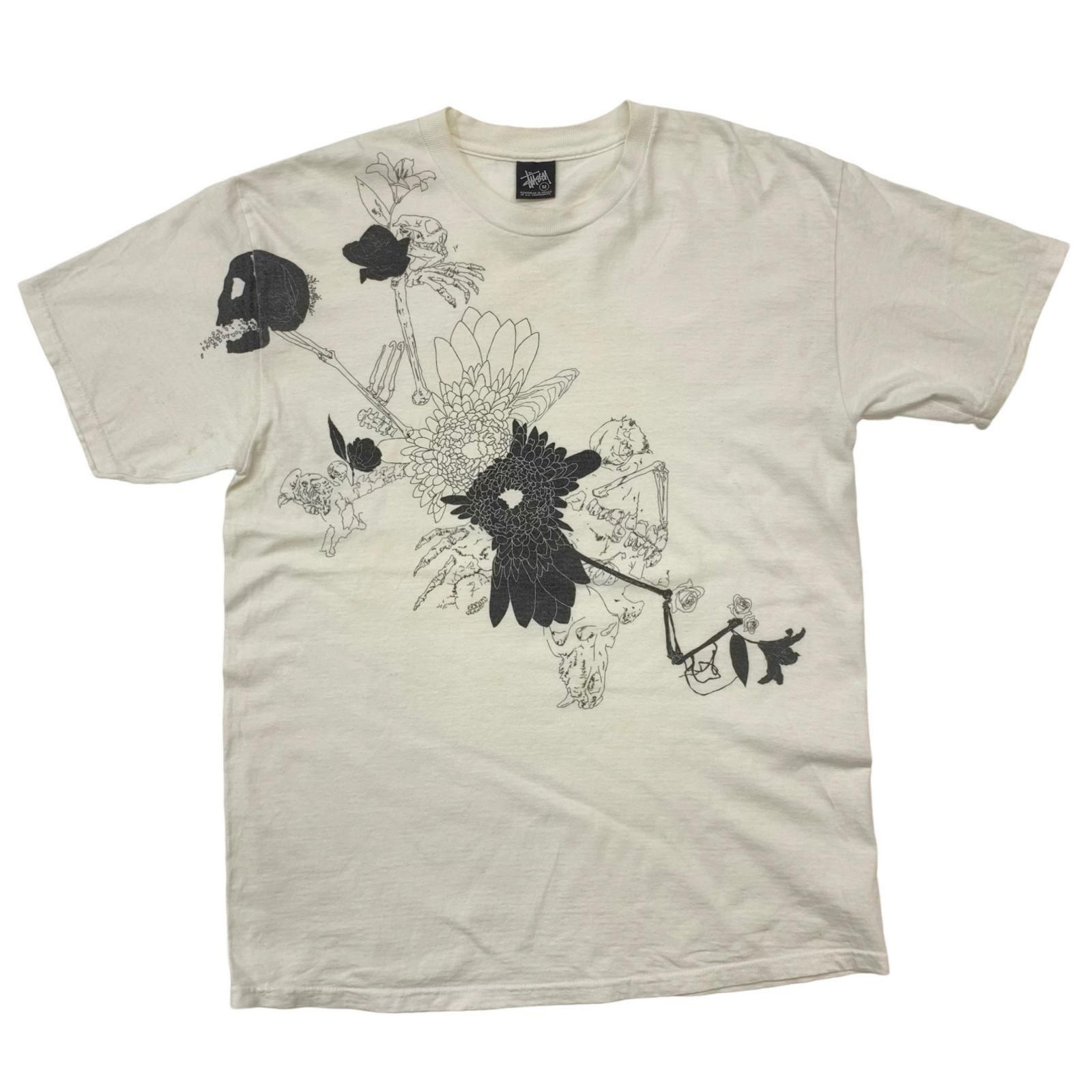 物流センター】 中古 STUSSY | ステューシー 半袖Tシャツ スカル 