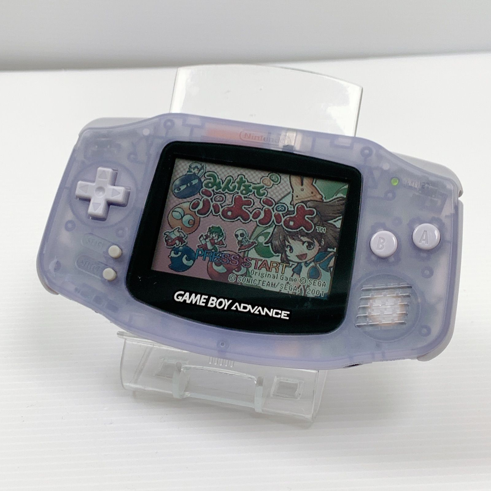 中古】【開封品】ゲームボーイアドバンス本体 (ミルキーブルー