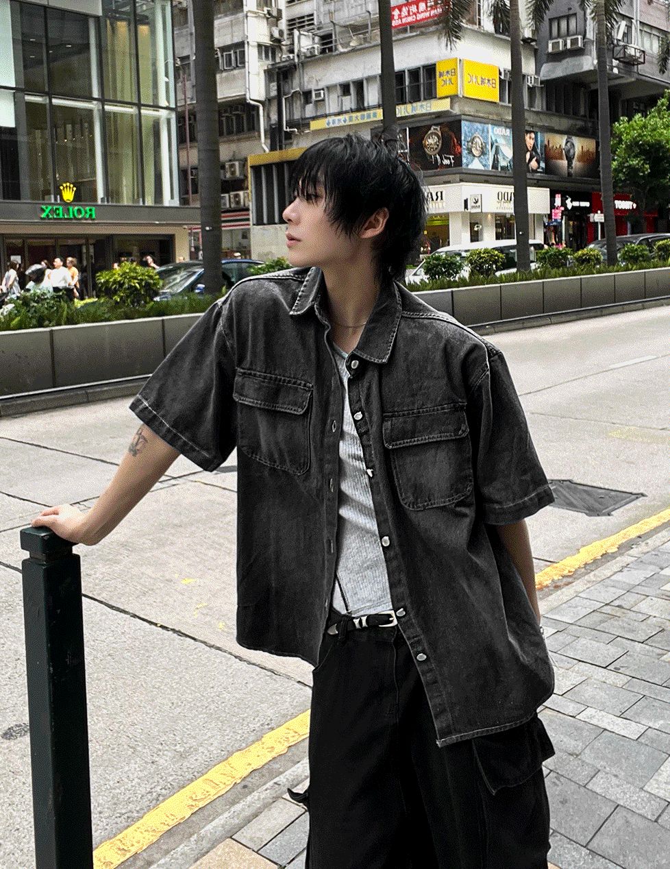 [COSYHARU公式] Ash Gray Denim Jacket 送料・関税込み COSYHARU コシハル 公式]アッシュグレーデニムジャケット - メルカリ