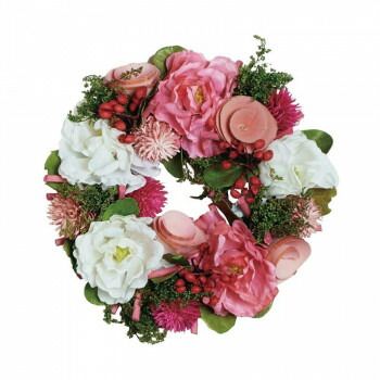 彩か(SAIKA) Wreath(リース) Artifical ＆ Natural Wreath ピンクブルーム SS CXO-923SS