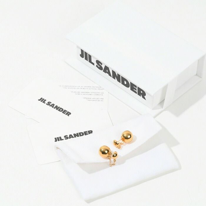 JILSANDER ジルサンダー アクセサリー ピアス シルバー パール