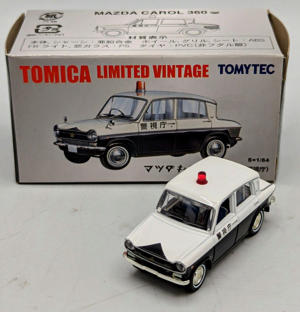 トミーテック TOMICA LIMITED VINTAGE トミカショップ限定 マツダ キャロル360 パトカー(警視庁)