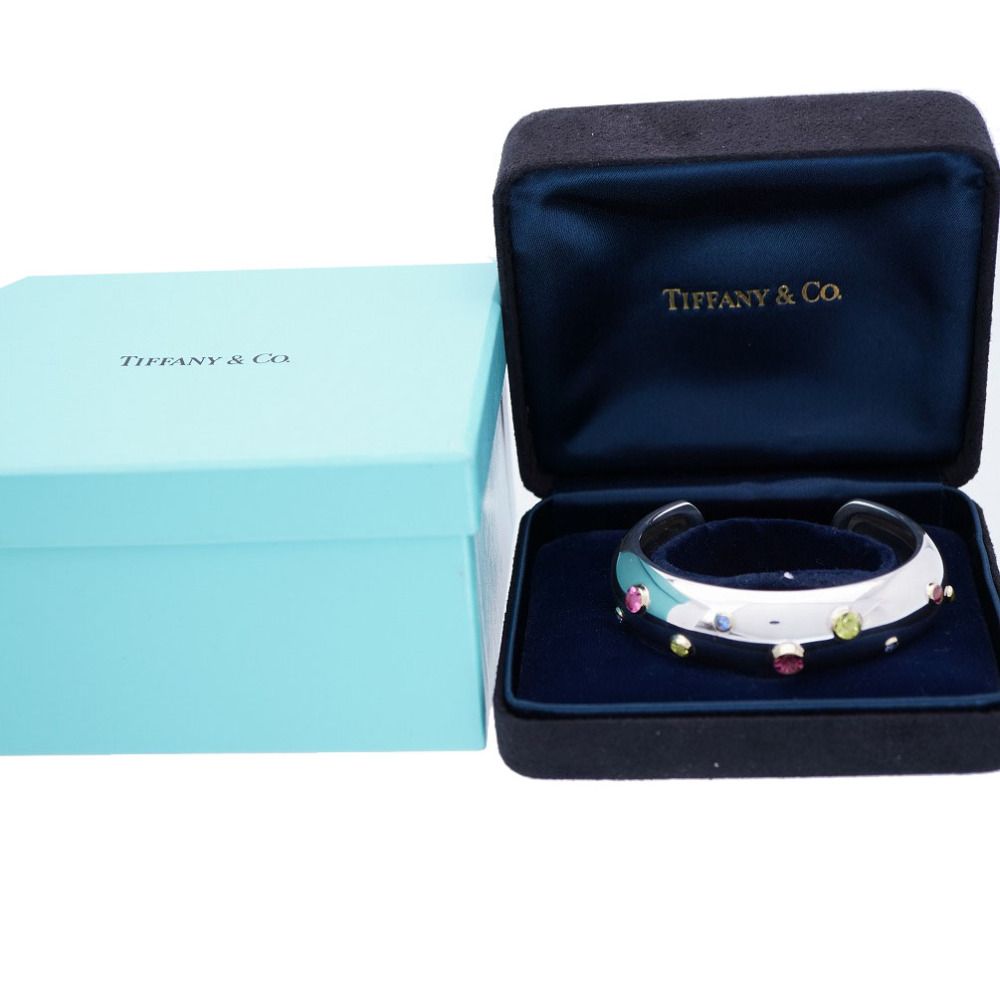 【美品】ティファニー バングル ティファニー バングル K18WG ダイヤ0.52ct アトラスx