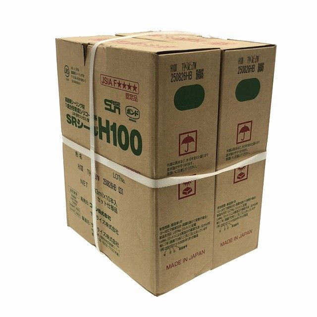 コニシ株式会社 サンライズ 高耐喉シーリング材 LM 低モジュラス 型 SRシール H100 TリベルピュアW 1箱 10本×2117223