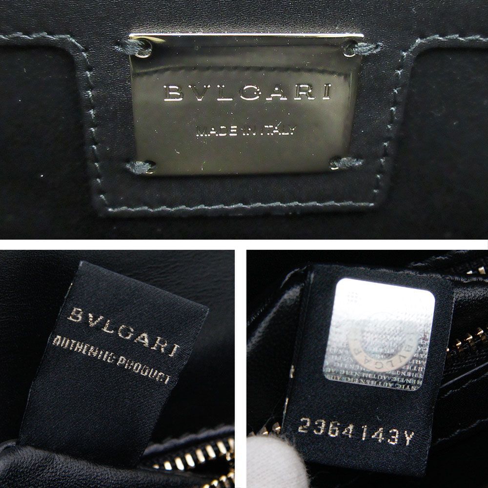 中古美品】 ブルガリ BVLGARI ショルダーバッグ セルペンティ フォーエバー クロスボディ チェーン バック ホワイト系 ブラック 白黒 レザー  パイソン 蛇 チェーンショルダー - メルカリ