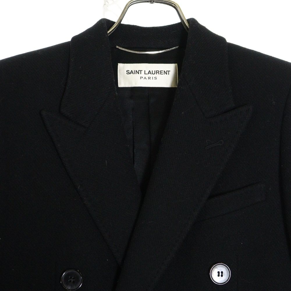 13ss saint laurent paris チェスターコート 黒 46 SAINT LAURENT サンローラン チェスターコート 468491 Y177W