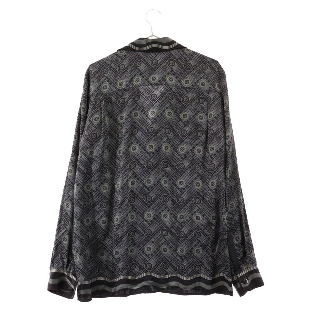 楽天市場】【中古】CASABLANCA 総柄シルクオープンカラーシャツ ｜その他