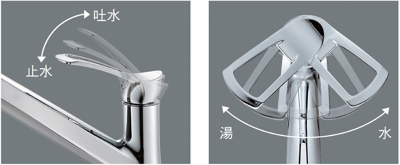 シングルワンホール混合栓