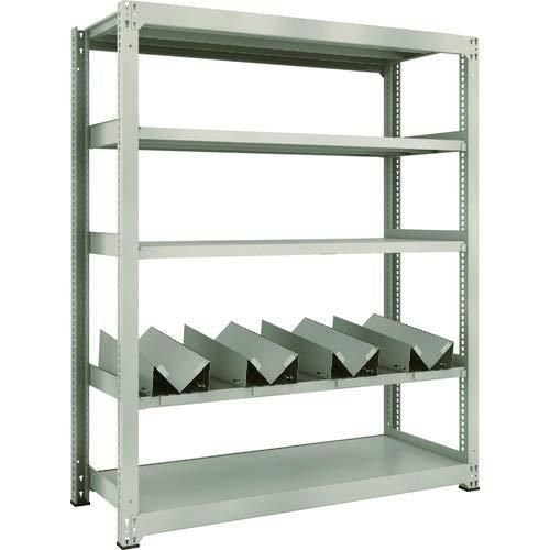 トラスコ(TRUSCO) M3型中量棚 900X921XH1800 5段 単体 免震樹脂ベース付 ネオグレー M3-6395SFC ポイント10倍トラスコ中山(株) TRUSCO スチールラック M3型中量棚