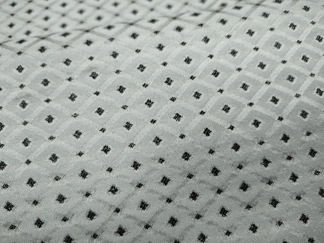 平和屋着物○男性 色紋付・羽織セット 菱繋ぎ地紋 羽織：暈し染め