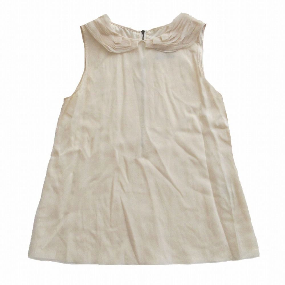 DAISY LIN デイジーリン フォクシー シルク100% ノースリーブ ブラウス