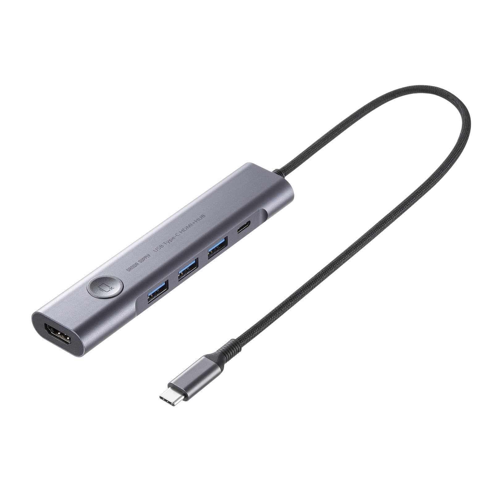 商品 サンワサプライ HDMIポート付 USB Type-Cハブ USB-5TCHP18GM