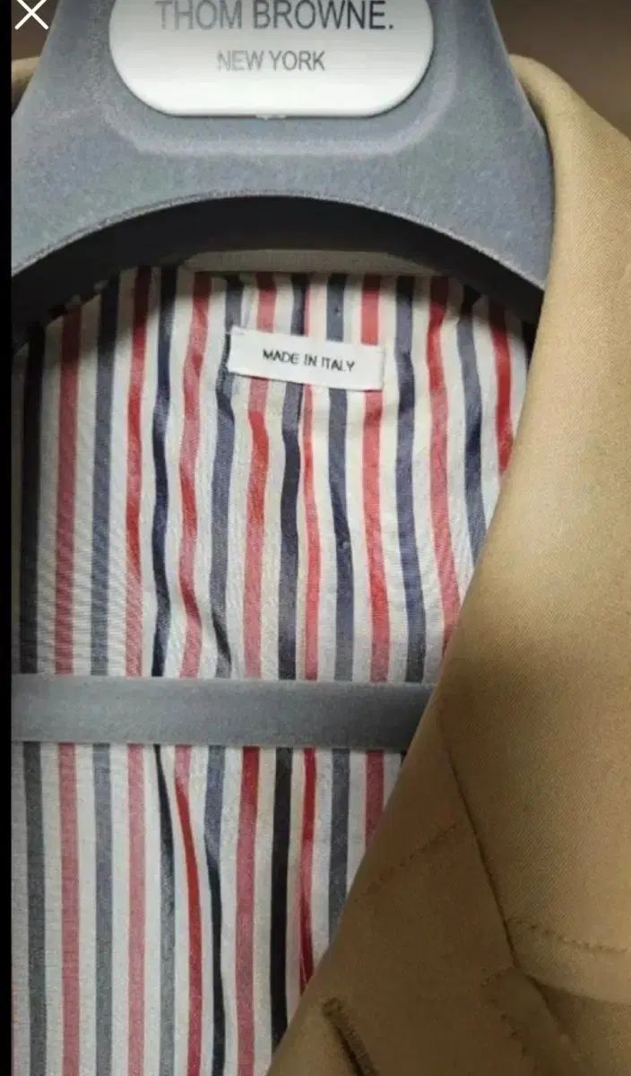 トム ブラウン ベージュ色 コート 1サイズ