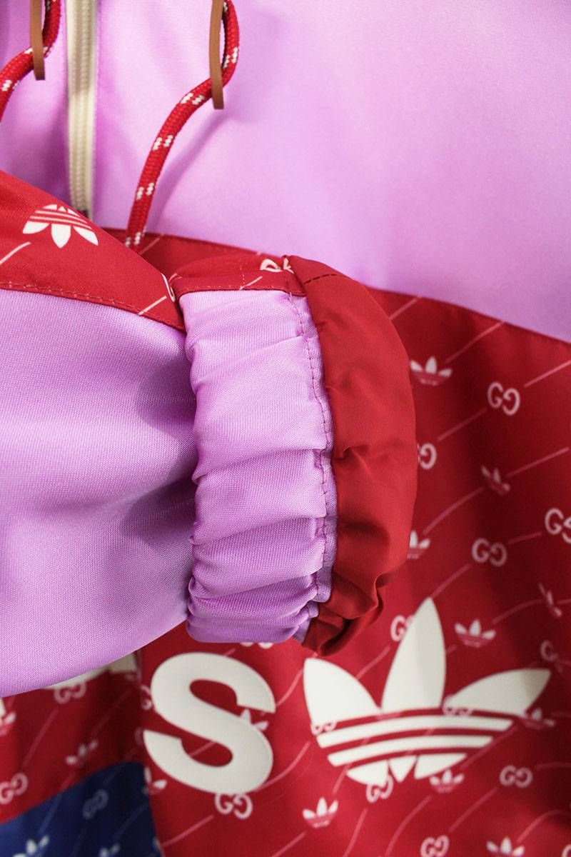 グッチ ×アディダス/adidas 691429 Z8A2G アセテートジャケット メンズ