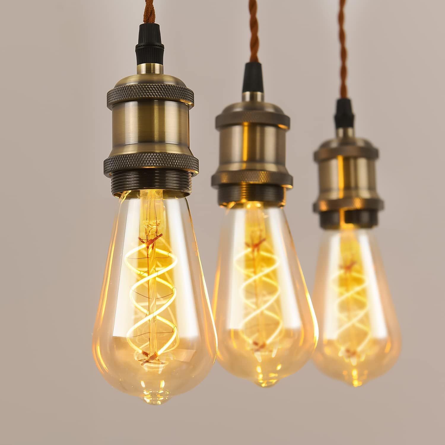 在庫処分】LVWIT ペンダントライト E26口金 LED電球付き