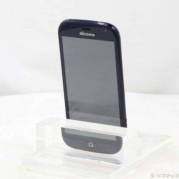 SIMロック解除済】docomo らくらくスマートフォン F-42A Navy|中古