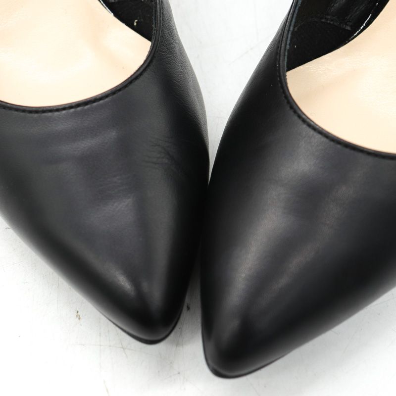 卑弥呼 パンプス 本革 レザー ほぼ未使用 靴 シューズ 黒