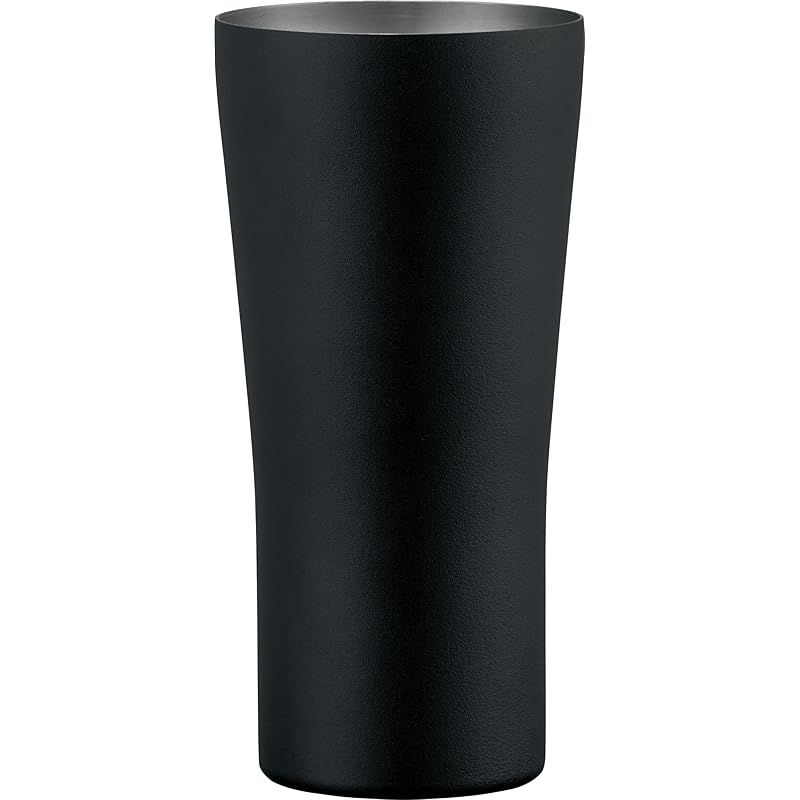 【新品】 ピーコック魔法瓶工業(The-peacock) ピーコック ビア ビール タンブラー 0.42L ブラック おうち居酒屋 ATD-42 B 1