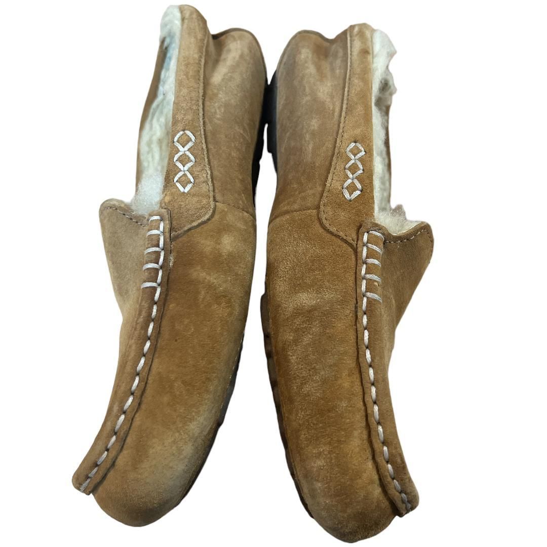 アグ UGG モカシン アンスレー ブラウン ベージュ 24㎝ - メルカリ