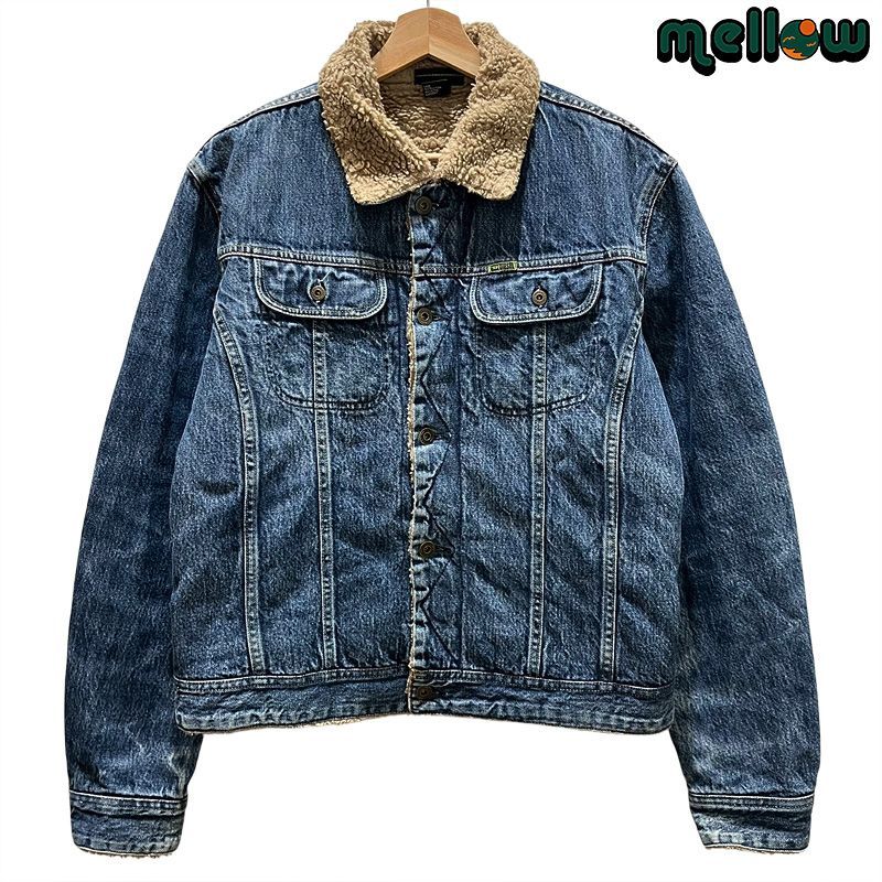 DIESEL ディーゼル デニム ボアジャケット ブルー サイズ メンズ L インディゴ ジージャン ブルゾン デニムジャケット アウター 古着 PI