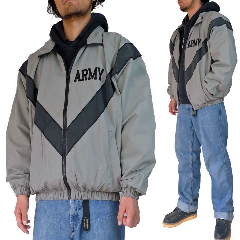 米軍 U.S.ARMY IPFU フィットネスジャケット メンズ アウター ブルゾン ...