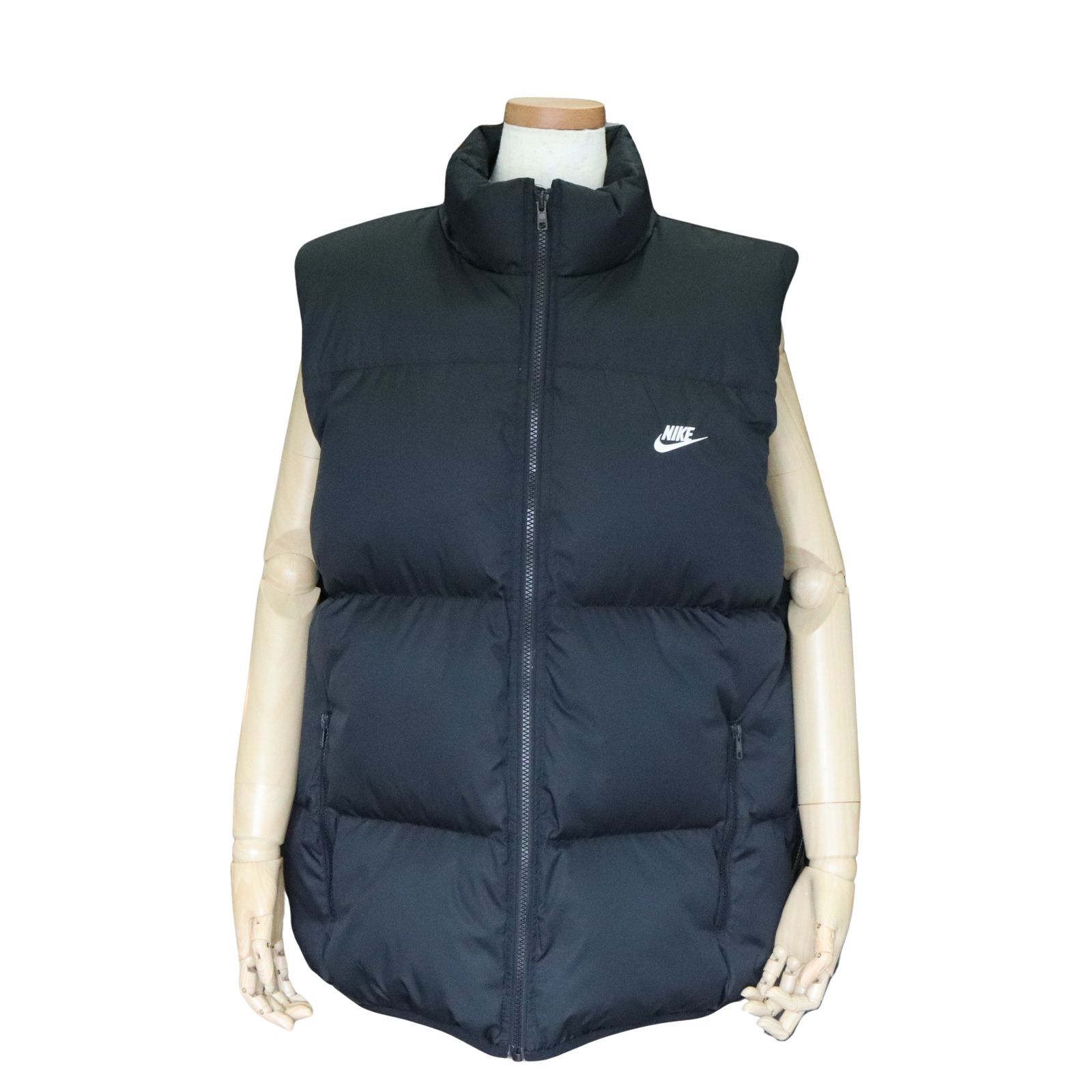 ナイキ メンズ ウォーターレペラント パファー ベスト ダウン NIKE スポーツウェア 黒 ブラック XL | 10661 MK