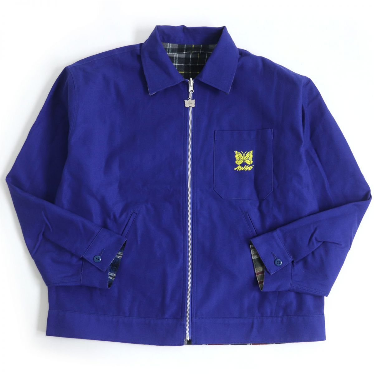 ニードルス 90年代 刺繍ジャケット Needles刺繍リバーシブルジャケット