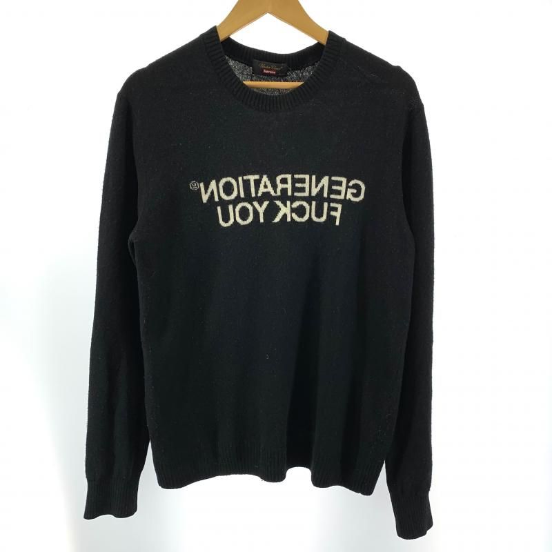 【美品】 Supreme × UNDERCOVER 16AW ニット S 正規品 中古】Supreme×UNDERCOVER 16AW Generation Fuck you Sweater サイズM