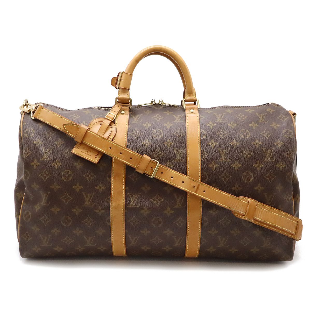 LOUIS VUITTON ルイ ヴィトン モノグラム キーポル バンドリエール50 