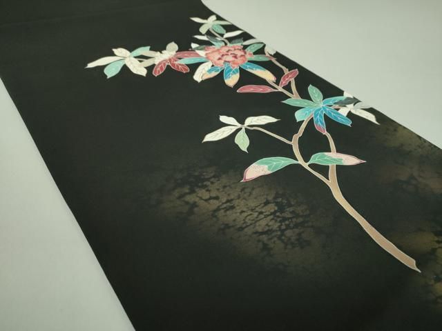 平和屋着物○九寸名古屋帯 駒刺繍 人物文 金彩 正絹 逸品 CAAX1595hy