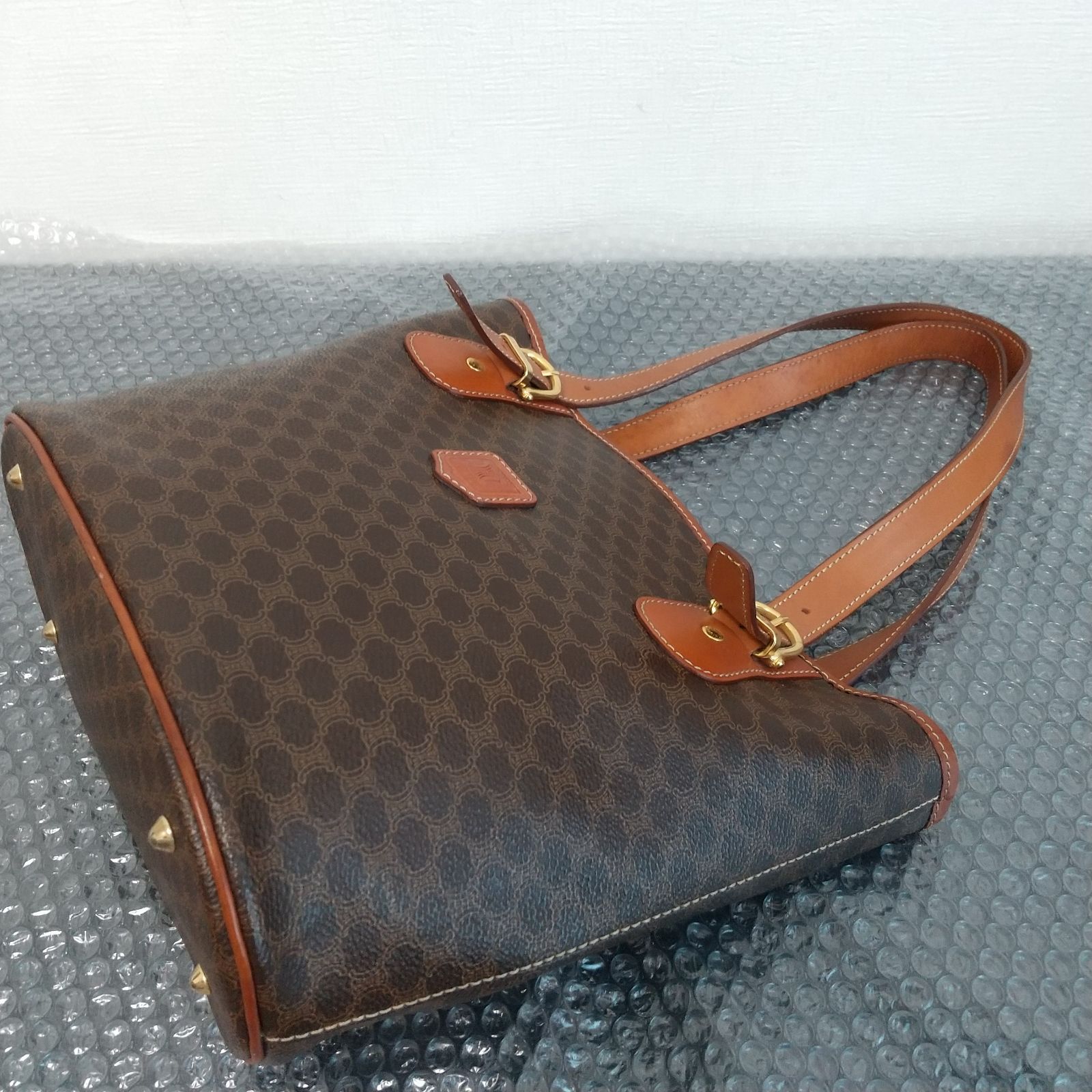 CELINE セリーヌ マカダム柄 トートバッグ MC96 ヴィンテージ - メルカリ