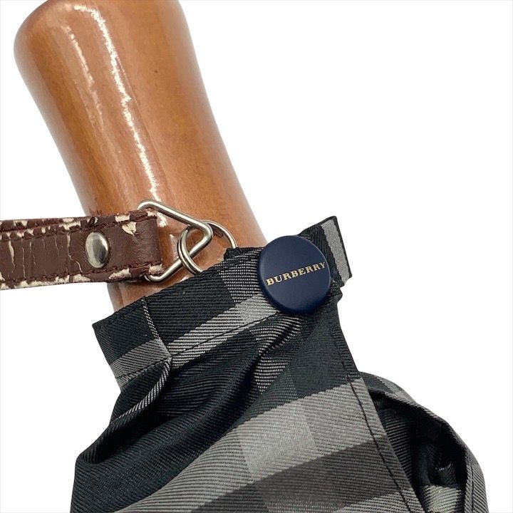 未使用品　バーバリー　傘　折りたたみ　ノバチェック　自動　ロゴ　傘袋付き 楽天市場】バーバリー BURBERRY 折り畳み傘 ノバチェック レッドx