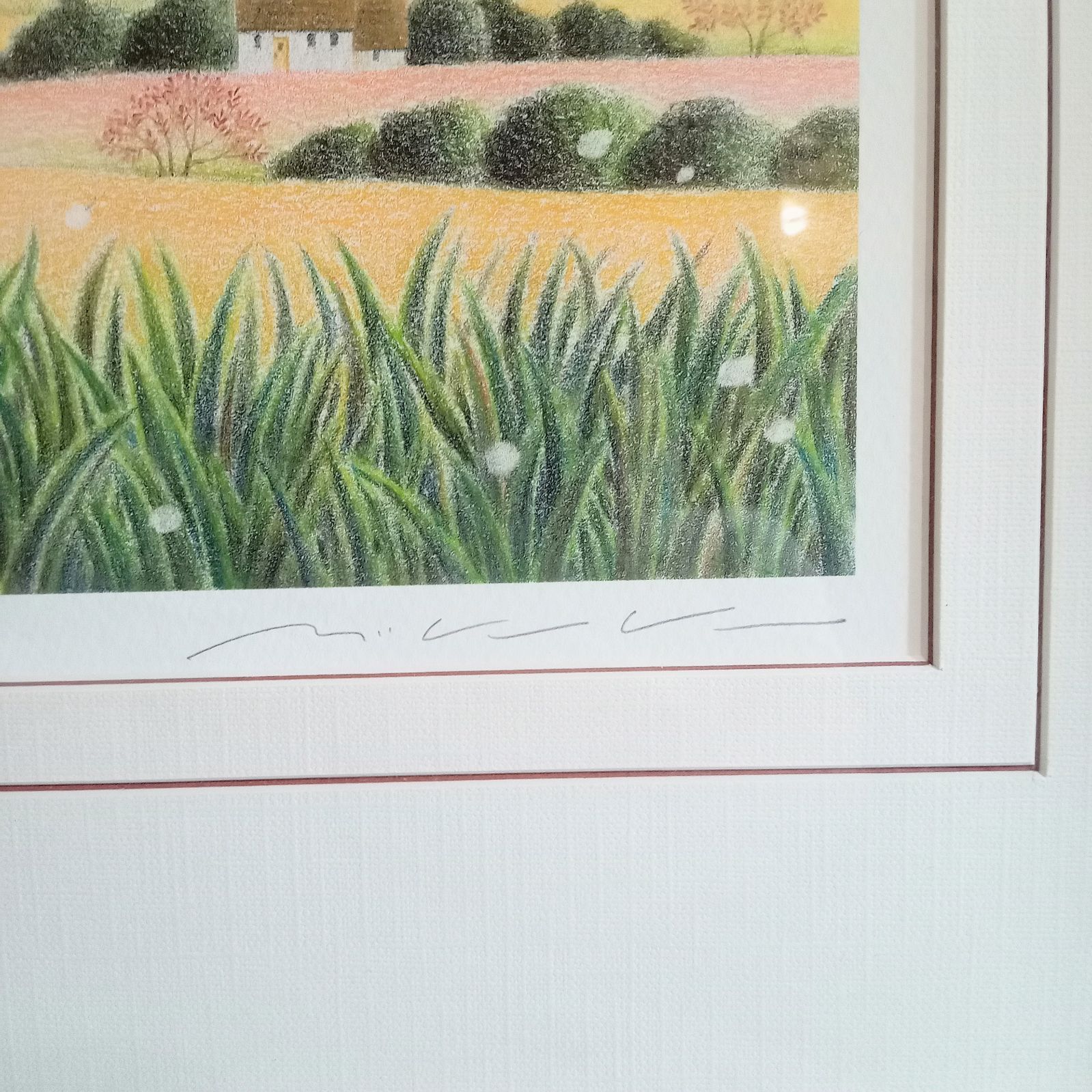 渡辺美香子さん色鉛筆画 渡辺美香子 色鉛筆画 絵画 - メルカリ