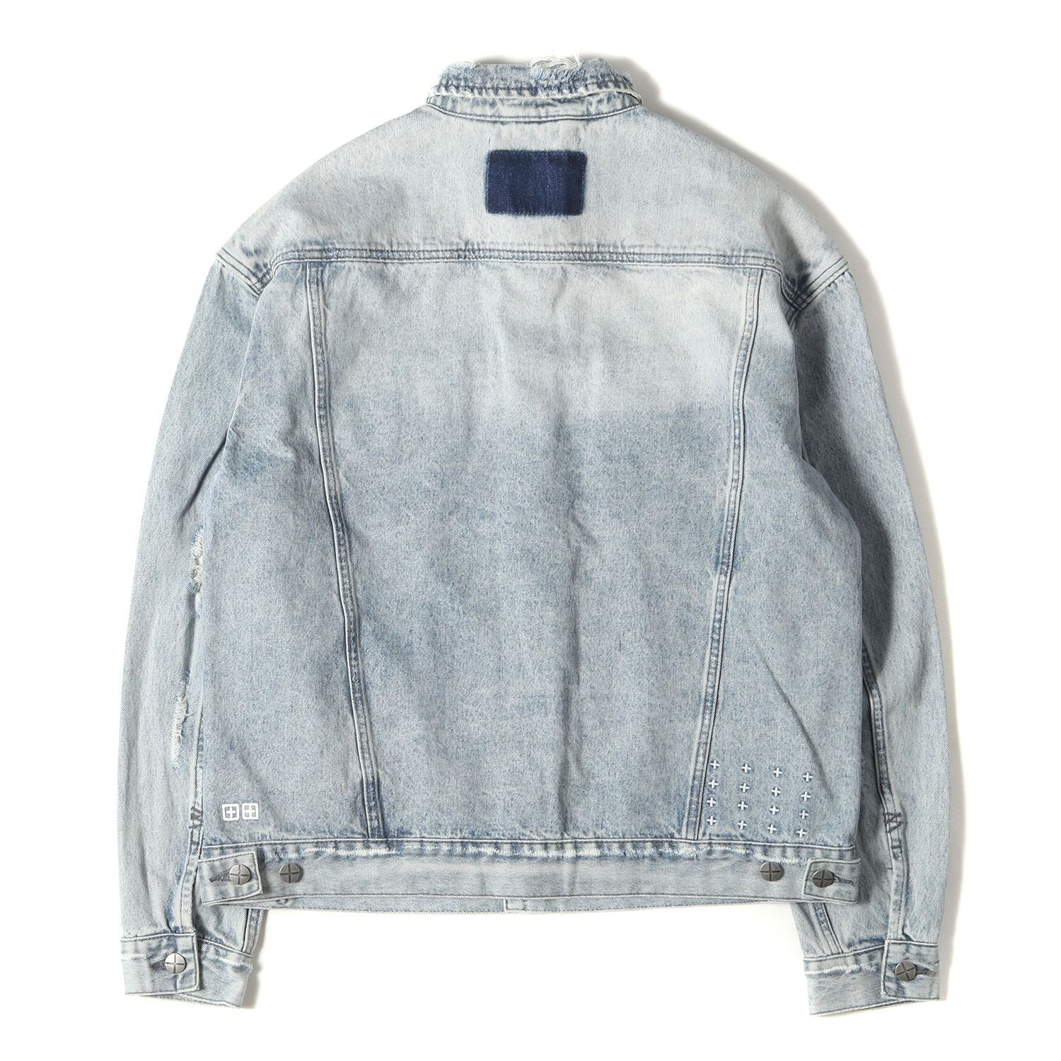 Ksubi スビ ジャケット サイズ:S クラッシュ ケミカルウォッシュ加工 