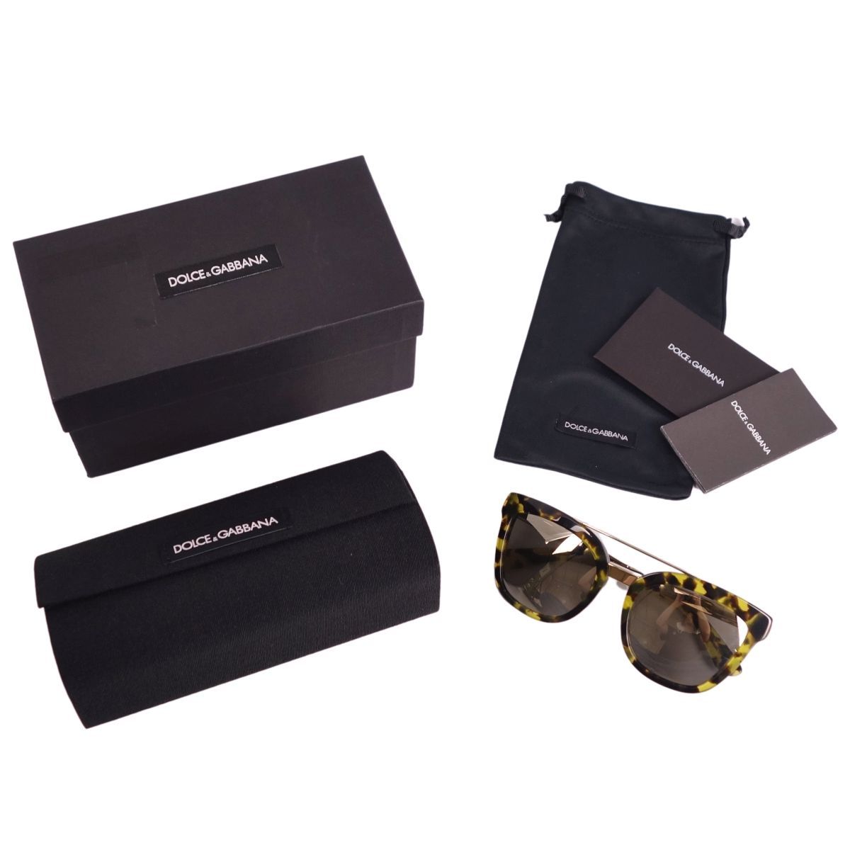 【メール便不可】 極美品 メガネ サングラス DOLCE&GABBANA ドルチェ&ガッバーナ 小物