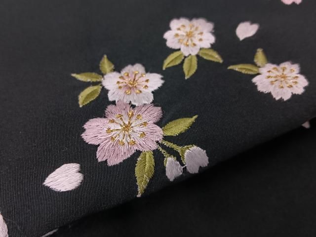平和屋着物○女性 行灯袴 総刺繍 桜 暈し染め 金糸 洗える着物